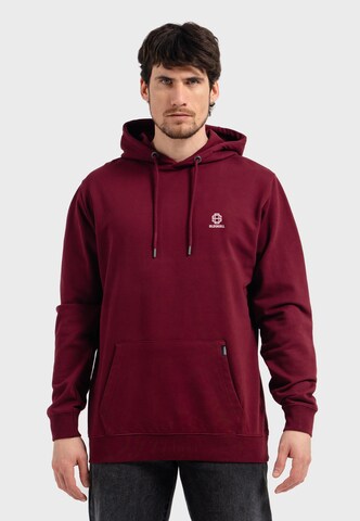 Oldskull Kapuzensweater 'Asian Flavour Club Umami Graphic' in Rot: Vorderseite