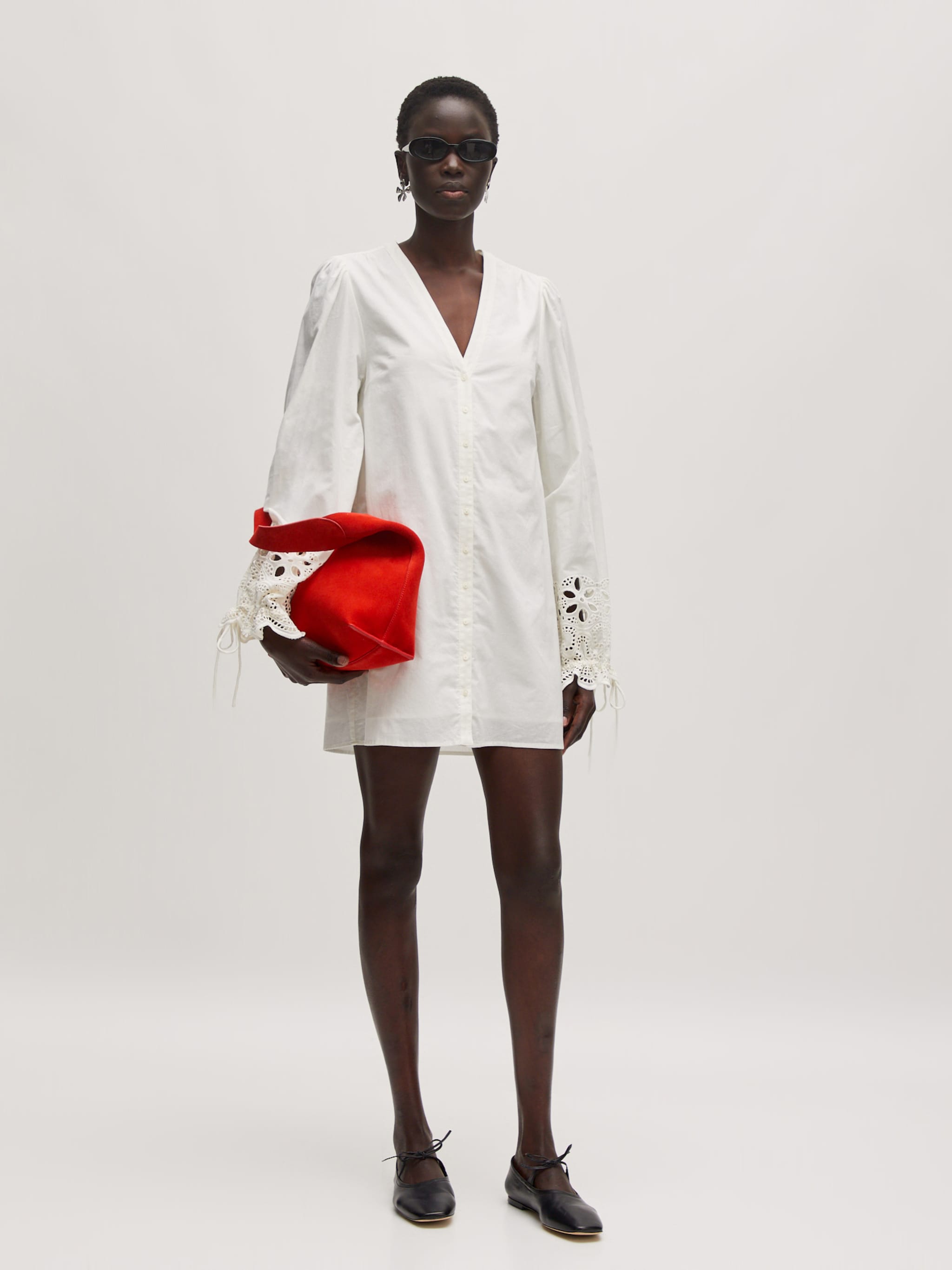 EDITED Producten Jurk 'Vivien' Wit