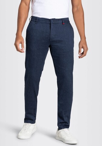 MAC Regular Hose in Blau: Vorderseite