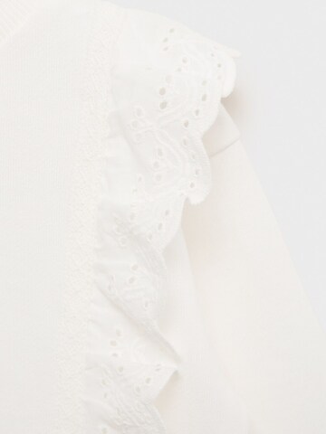 Sweat-shirt 'JANE' MANGO KIDS en blanc