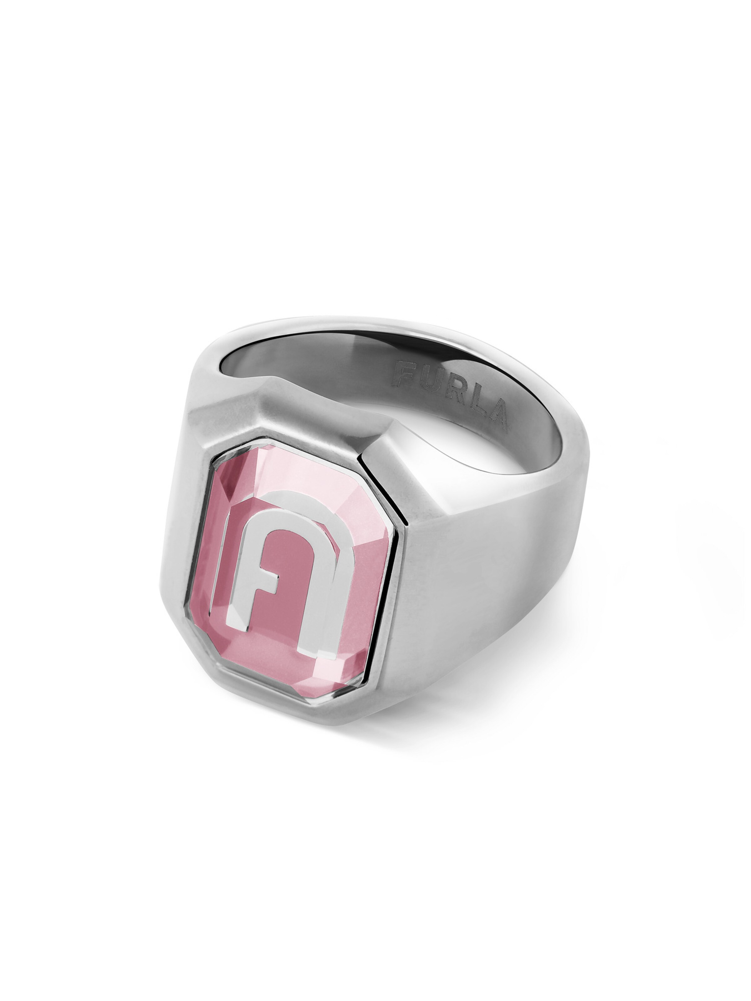 Furla Jewellery Ring 'Octagonal' in Silver: front