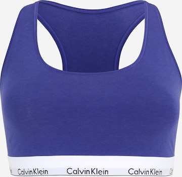 Calvin Klein Underwear Plus Podprsenka – modrá: přední strana