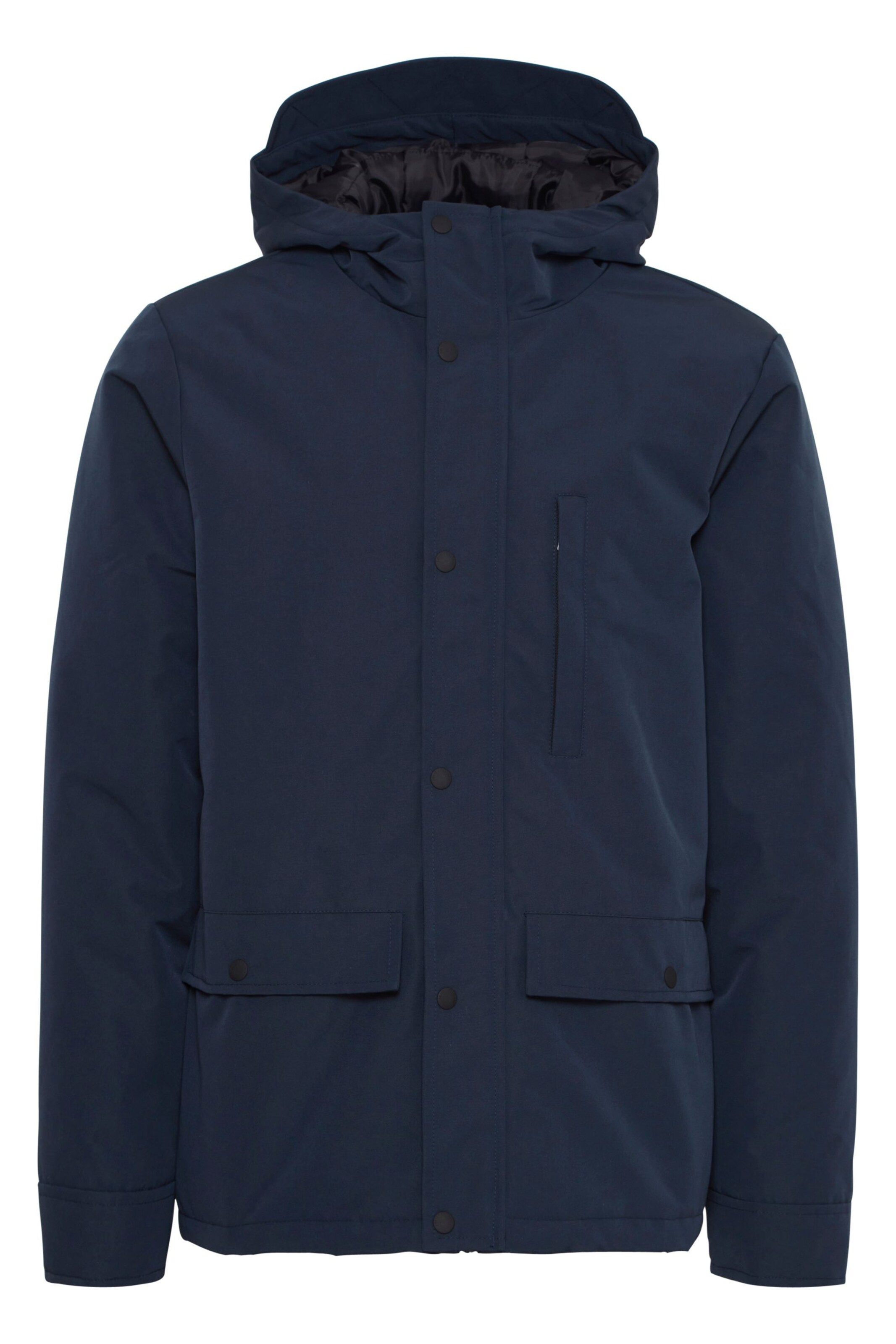 !Solid Between-Season Jacket 'Keysar' in Blue: front