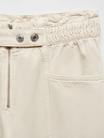 MANGO Regular Hose 'CAMILA' in Beige