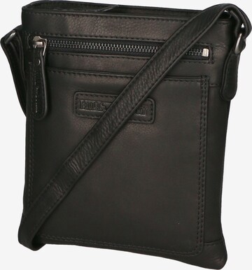 HILL BURRY Crossbody Bag in Black: front