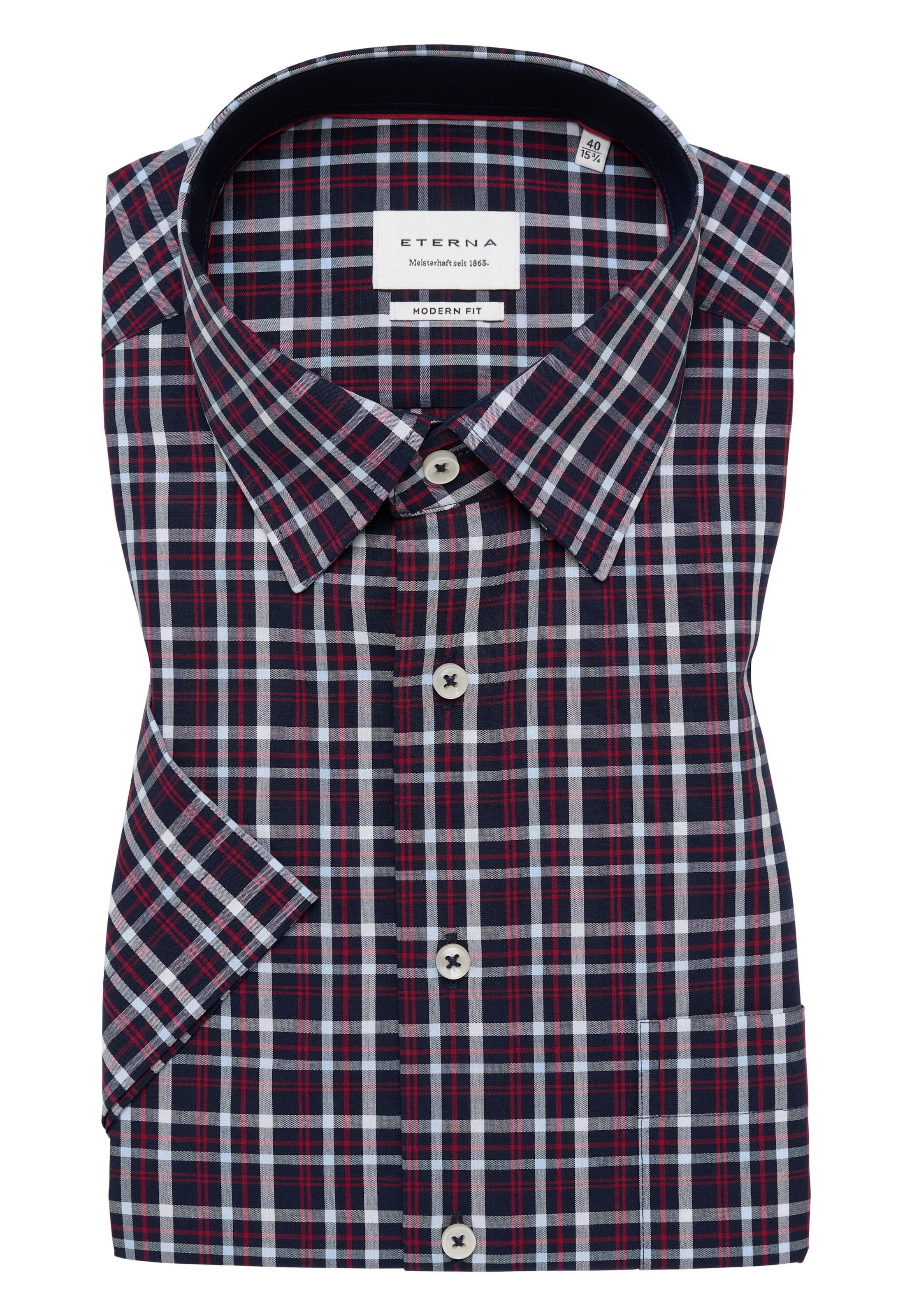 ETERNA Regular fit Business shirt in Blue