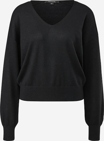 COMMA - Pullover em preto: frente