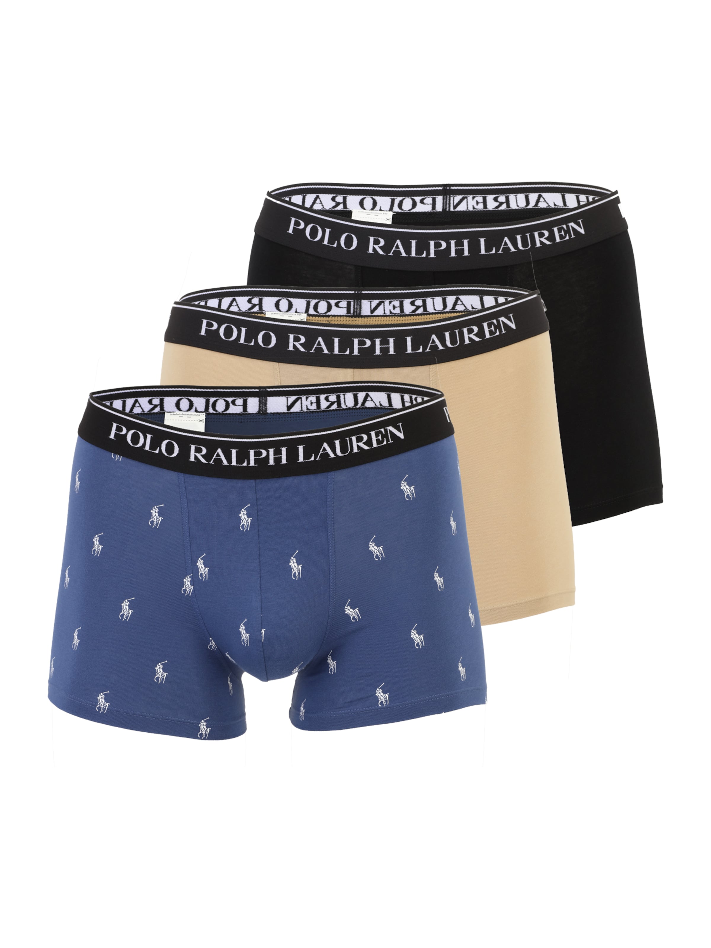 Polo Ralph Lauren Boxershorts 'Classic' in de kleur Beige / Blauw / Zwart / Wit, Productweergave