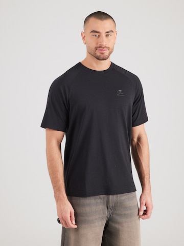 T-Shirt Champion Authentic Athletic Apparel en noir : devant