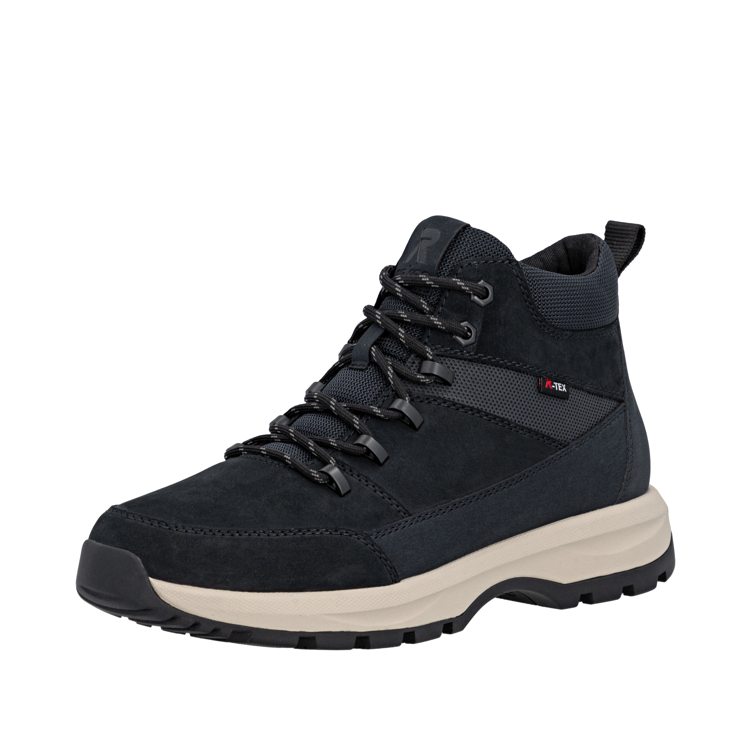 Rieker Schnürstiefel 'U1671' in Blau: Vorderseite