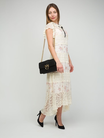 PINKO - Bolso de hombro 'Love One' en negro: frente