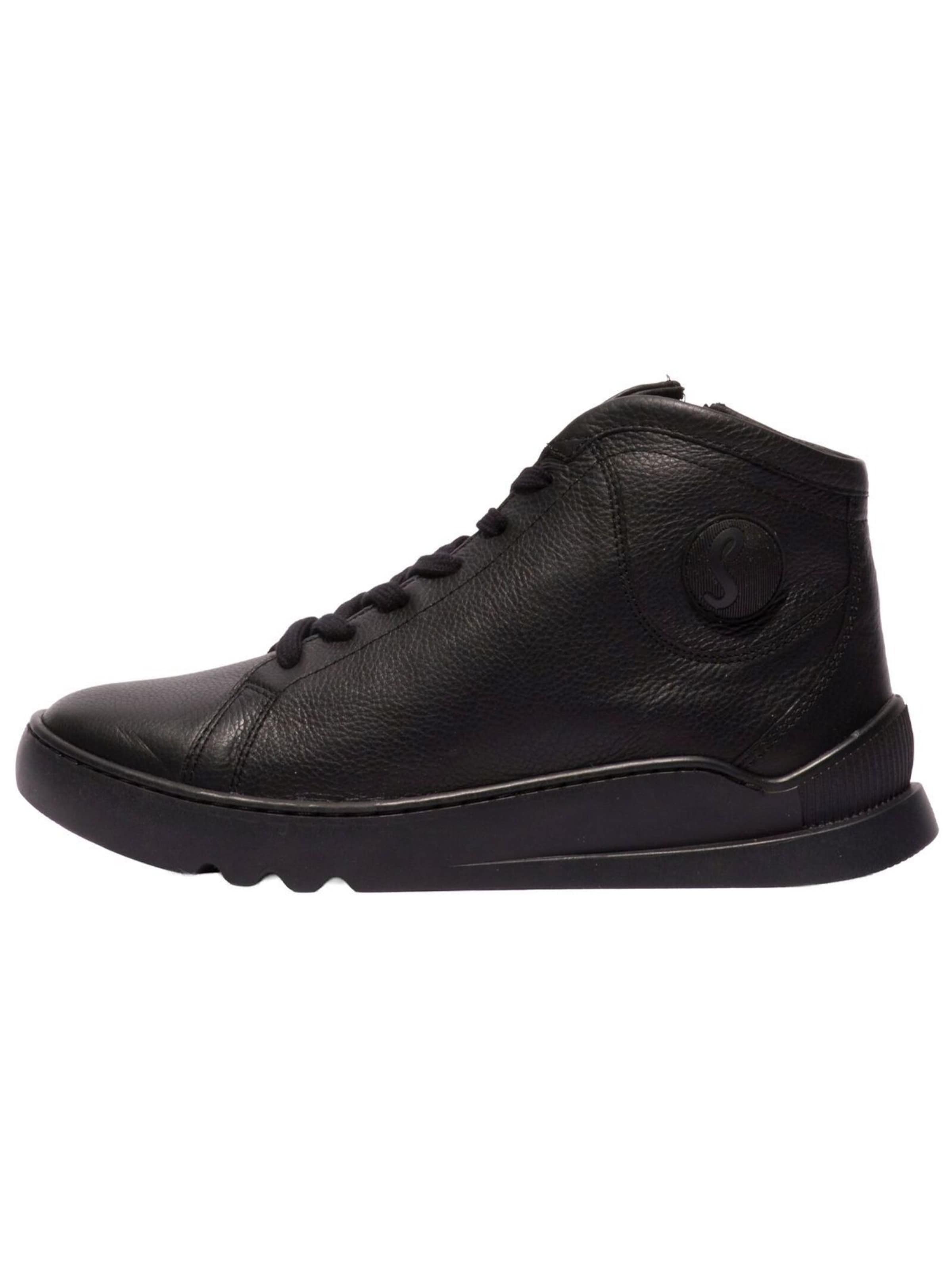 Softinos Platform trainers in Black