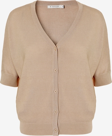 TATUUM Gebreid vest 'Ponko' in Beige: voorkant