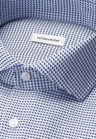 Coupe regular Chemise business SEIDENSTICKER en bleu