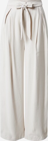 ABOUT YOU Wide Leg Bukser med lægfolder 'Ria' i beige: forside