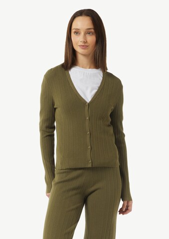 Cardigan comma casual identity en vert : devant