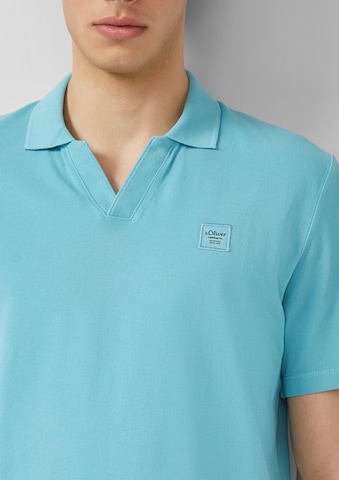 s.Oliver Poloshirt in Blau