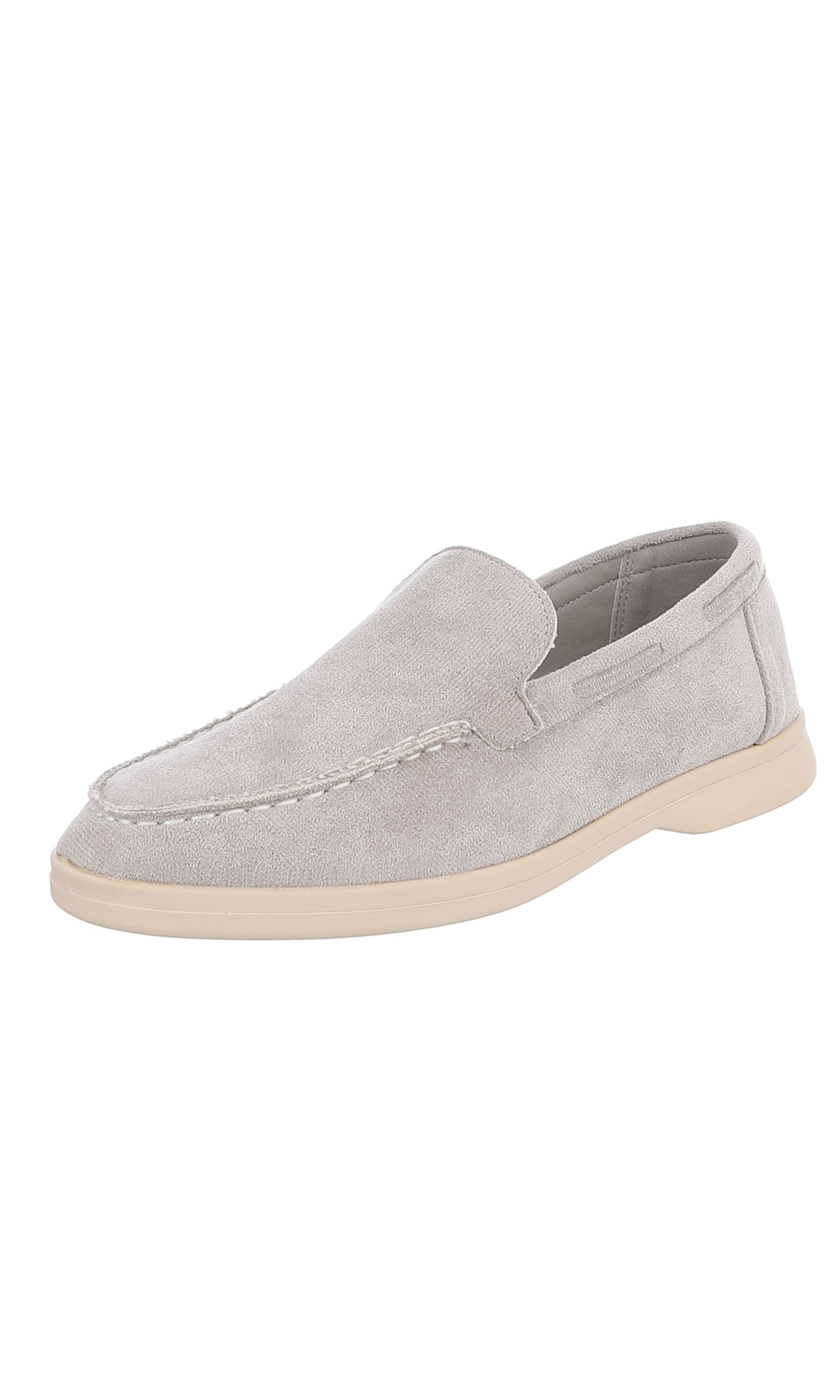 Ital-Design Slipper in Grau: Vorderseite