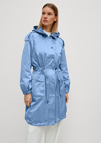 Manteau mi-saison COMMA en bleu : devant