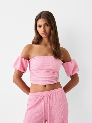 Bershka Top – pink: přední strana