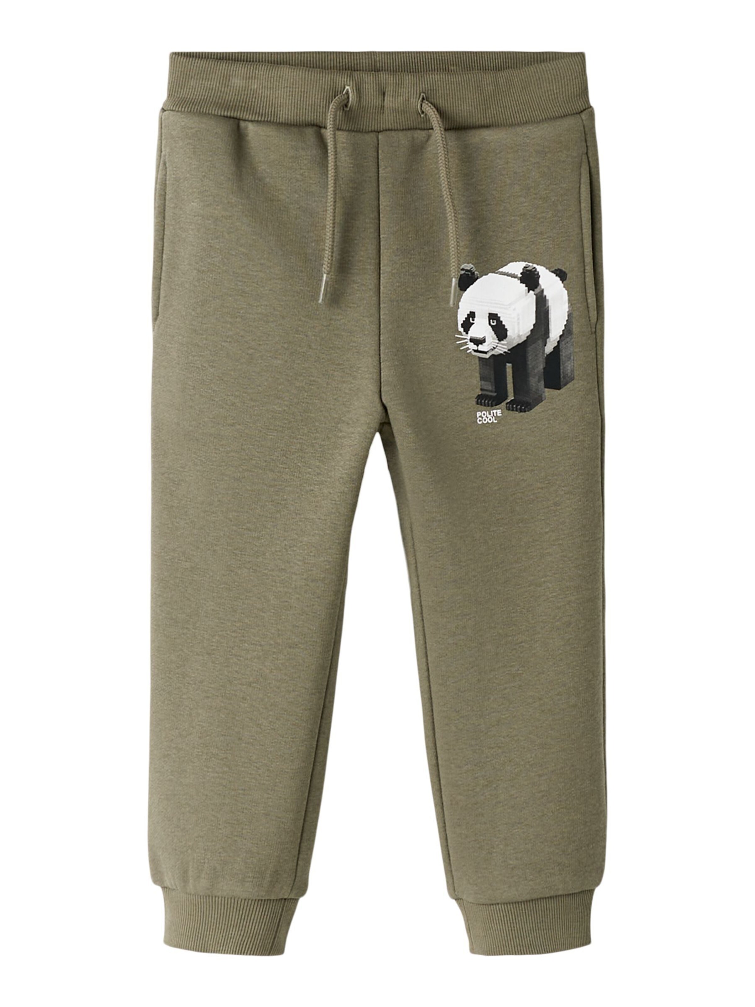 NAME IT - Tapered Pantalón en verde: frente