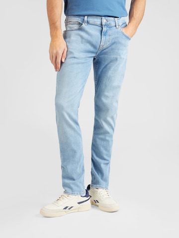 7 for all mankind Regular Jeans in Blauw: voorkant