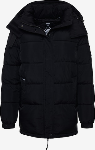 Superdry Winterjas in Zwart: voorkant