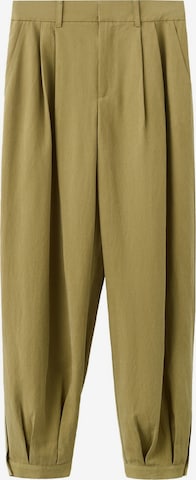 MANGO Zwężany krój Cygaretki 'Balo' w kolorze zielony: przód