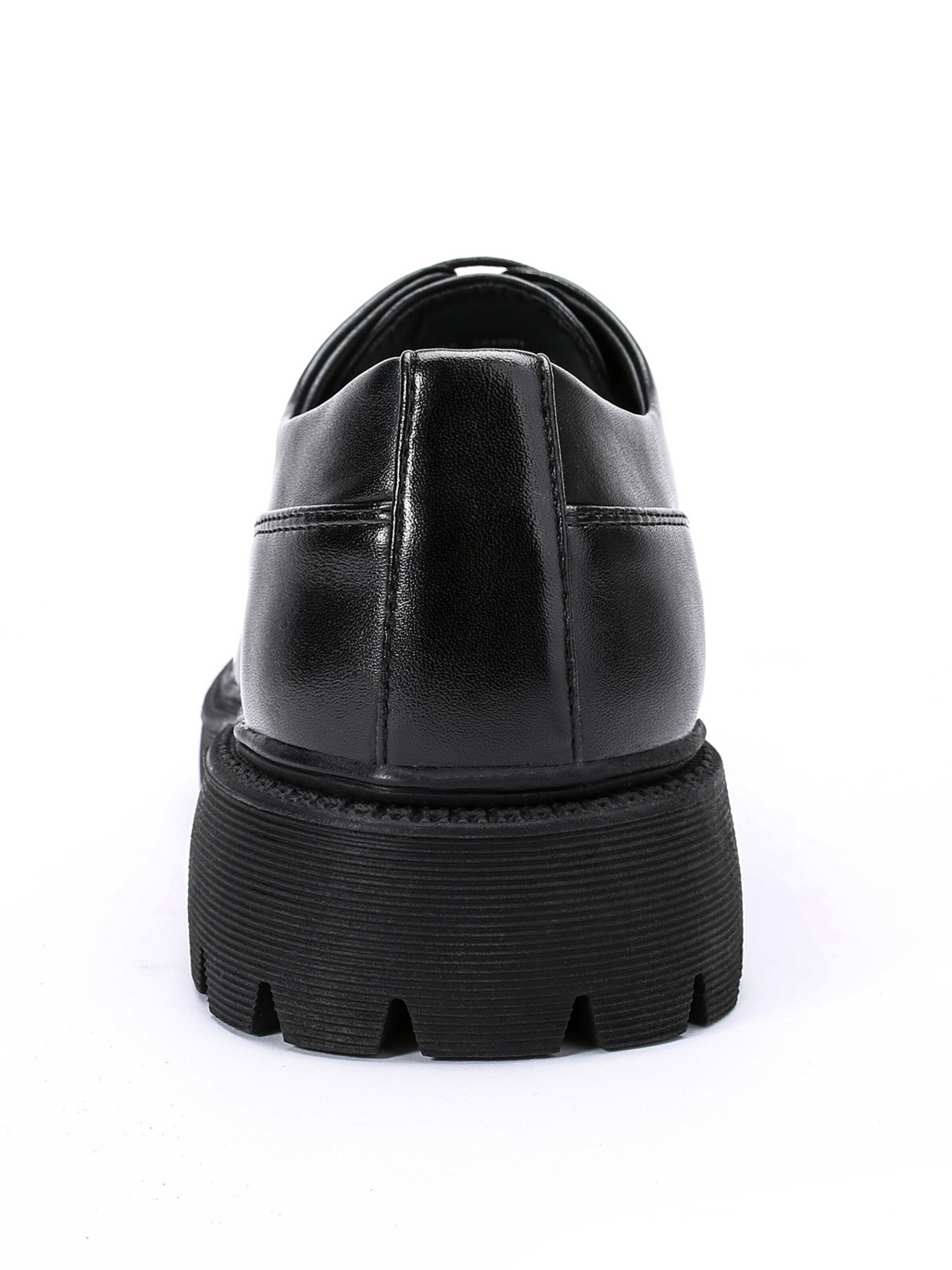 ALLTHEMEN Schnürschuh 'Schicht'‌‌‌‌‌‌‌‌‌‌ in Schwarz