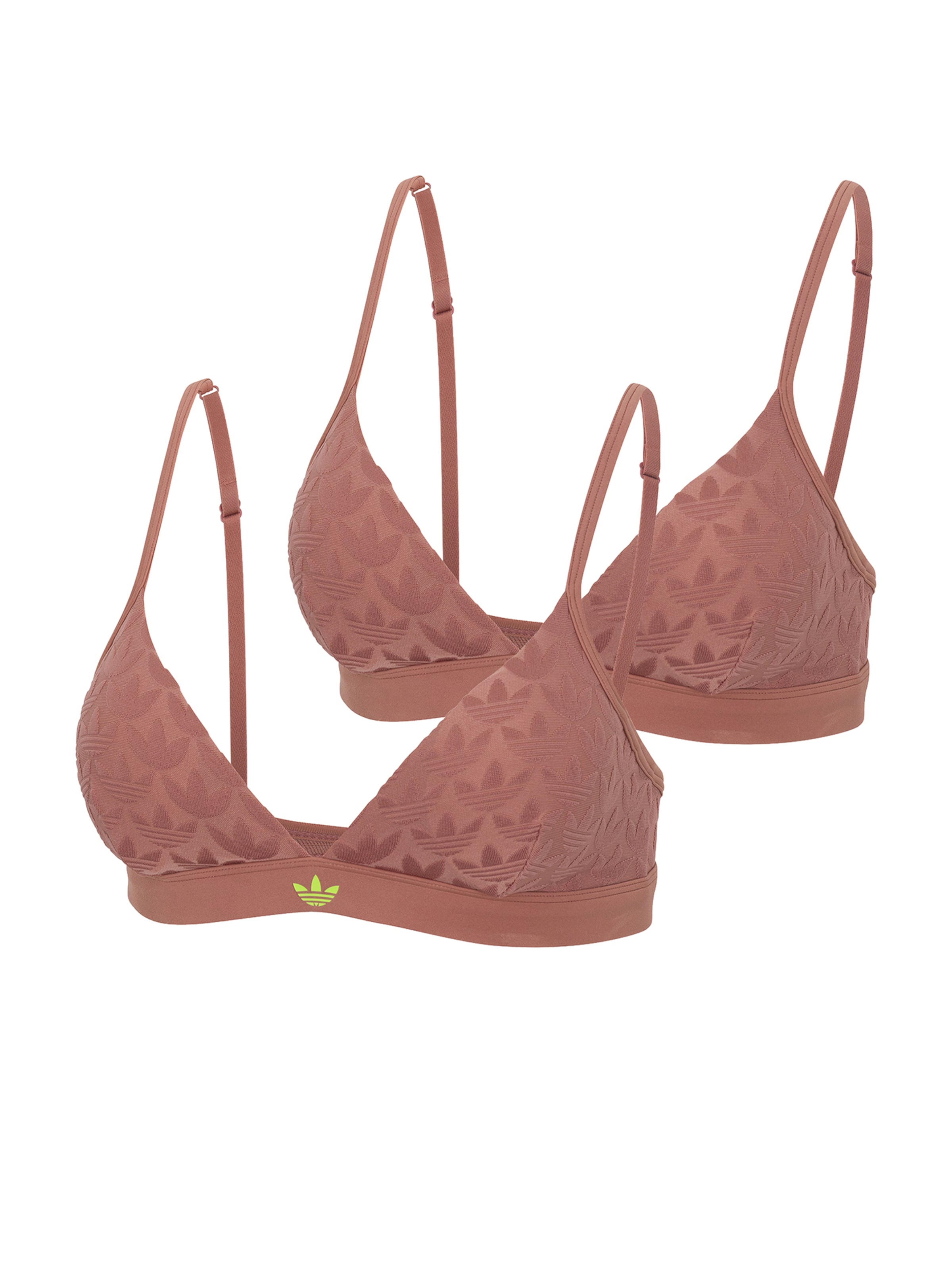 ADIDAS ORIGINALS Triangle Bra ' Terrot Flex ' in Beige: front