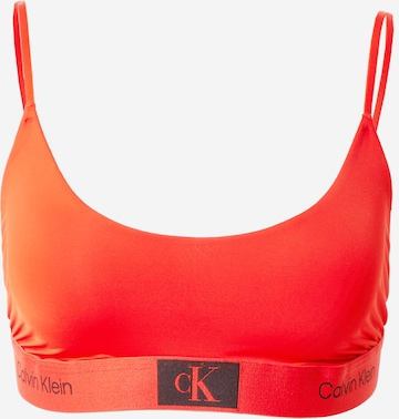 Soutien-gorge Calvin Klein Underwear en rouge : devant