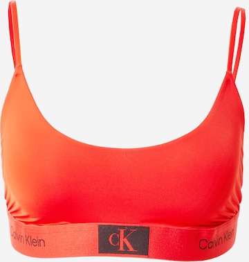 Calvin Klein Underwear Bralette Bra in Red: front