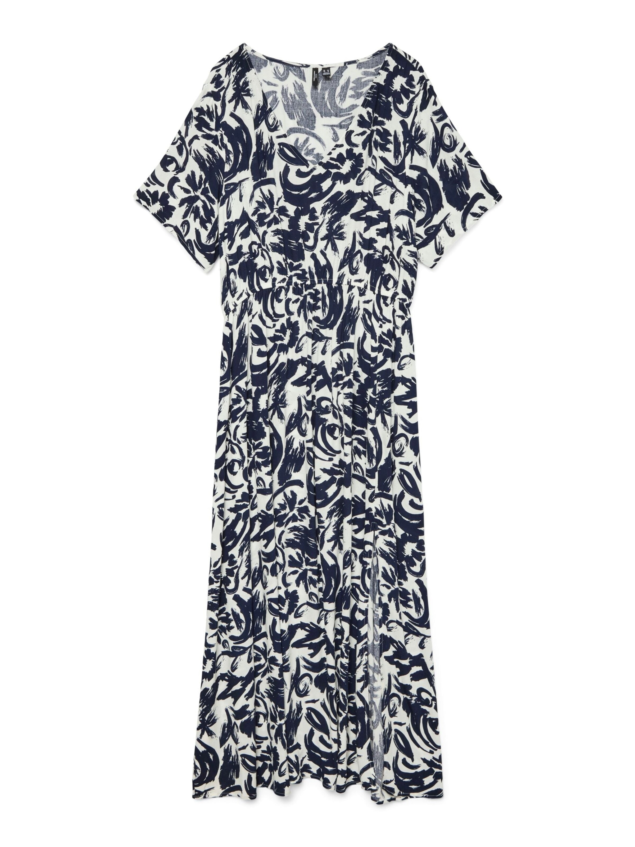 Vero Moda Curve - Vestido de verano en azul: frente