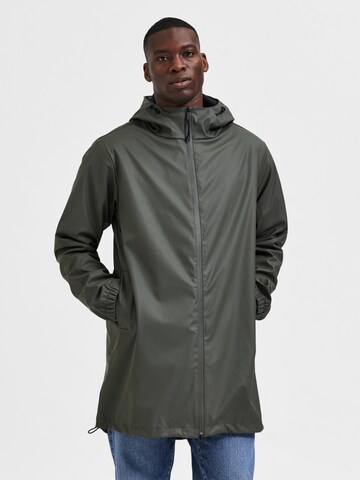 Veste fonctionnelle 'Don' SELECTED HOMME en vert : devant