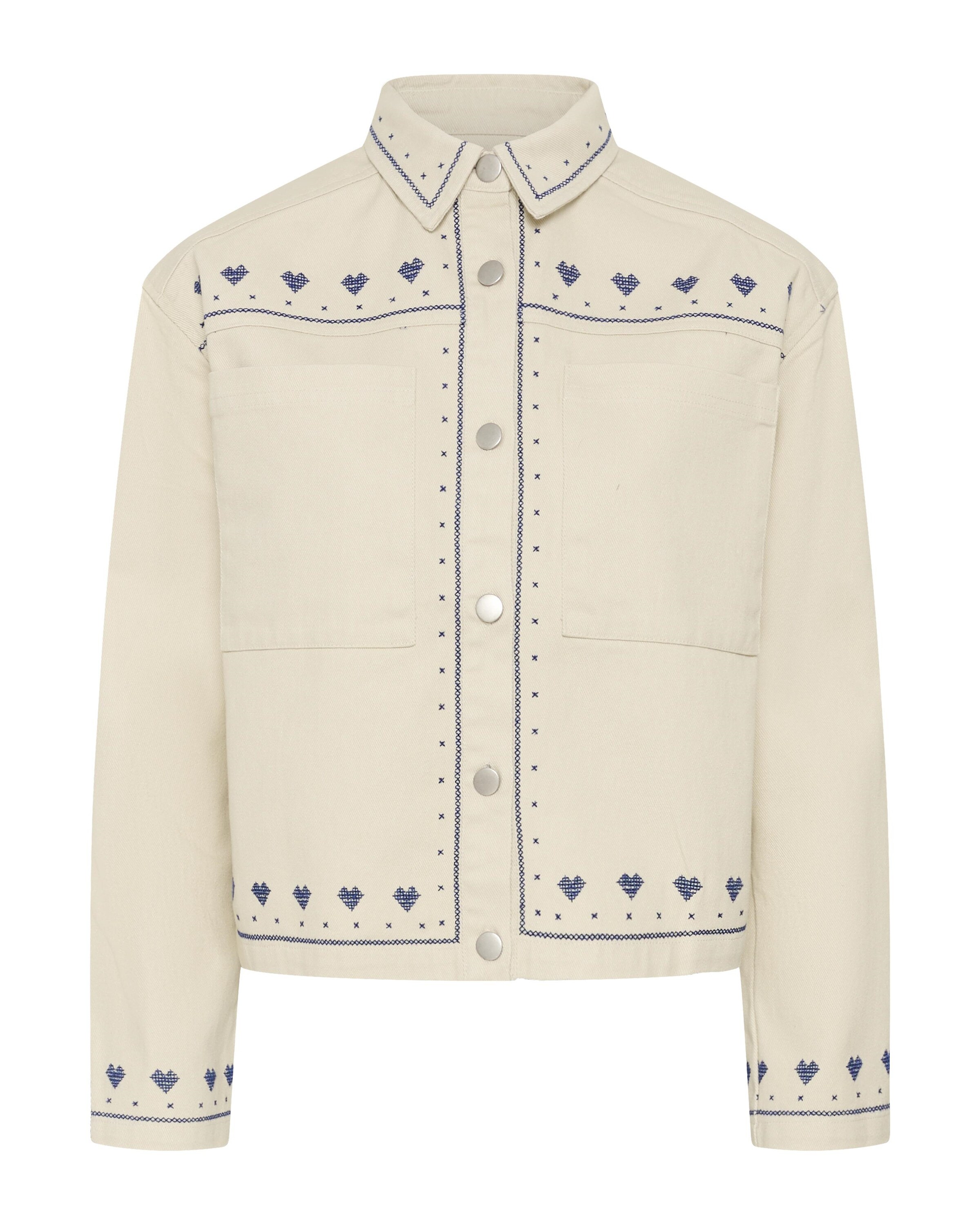SAINT TROPEZ Jacke 'RudolphaSZ' in Beige: Vorderseite