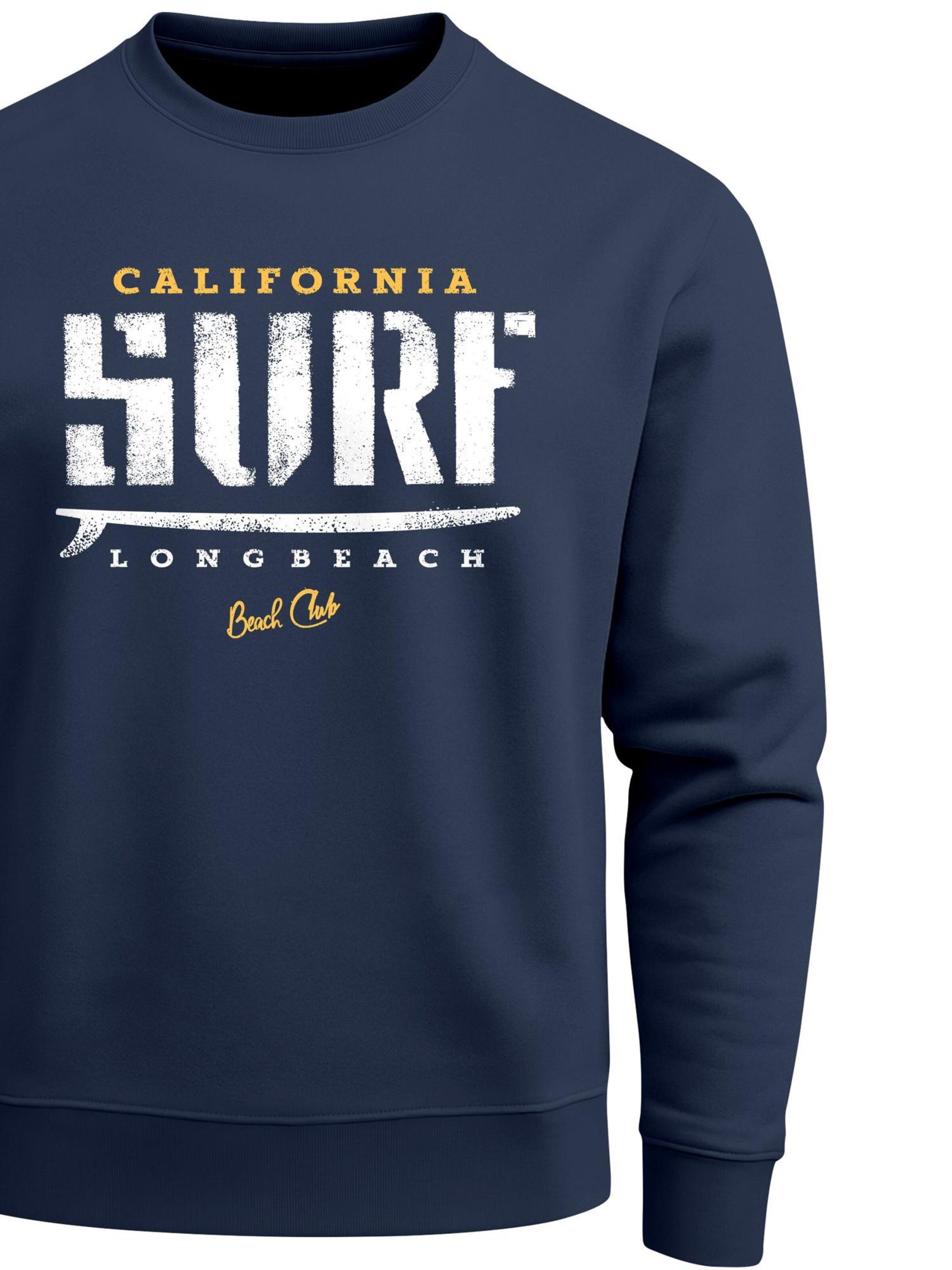 Neverless Sweatshirt 'California Surf' in Blue