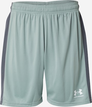 UNDER ARMOUR Спортивные штаны 'Challenger' в Зеленый: спереди