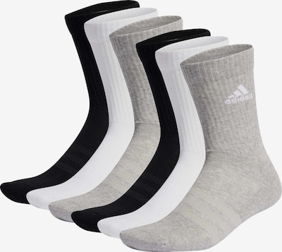 ADIDAS ORIGINALS Socks in Grey / Black / White, Item view