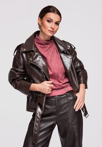 Veste mi-saison 'OW-JAFL-0111' Ombre en marron
