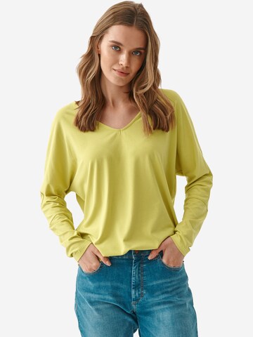 TATUUM Блуза 'SELENA' в зелено: отпред