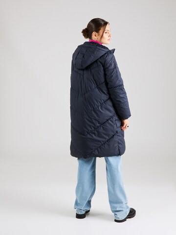 JDY Winter Coat 'Ulrikka' in Blue