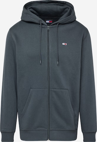 Giacca di felpa di Tommy Jeans in grigio: frontale