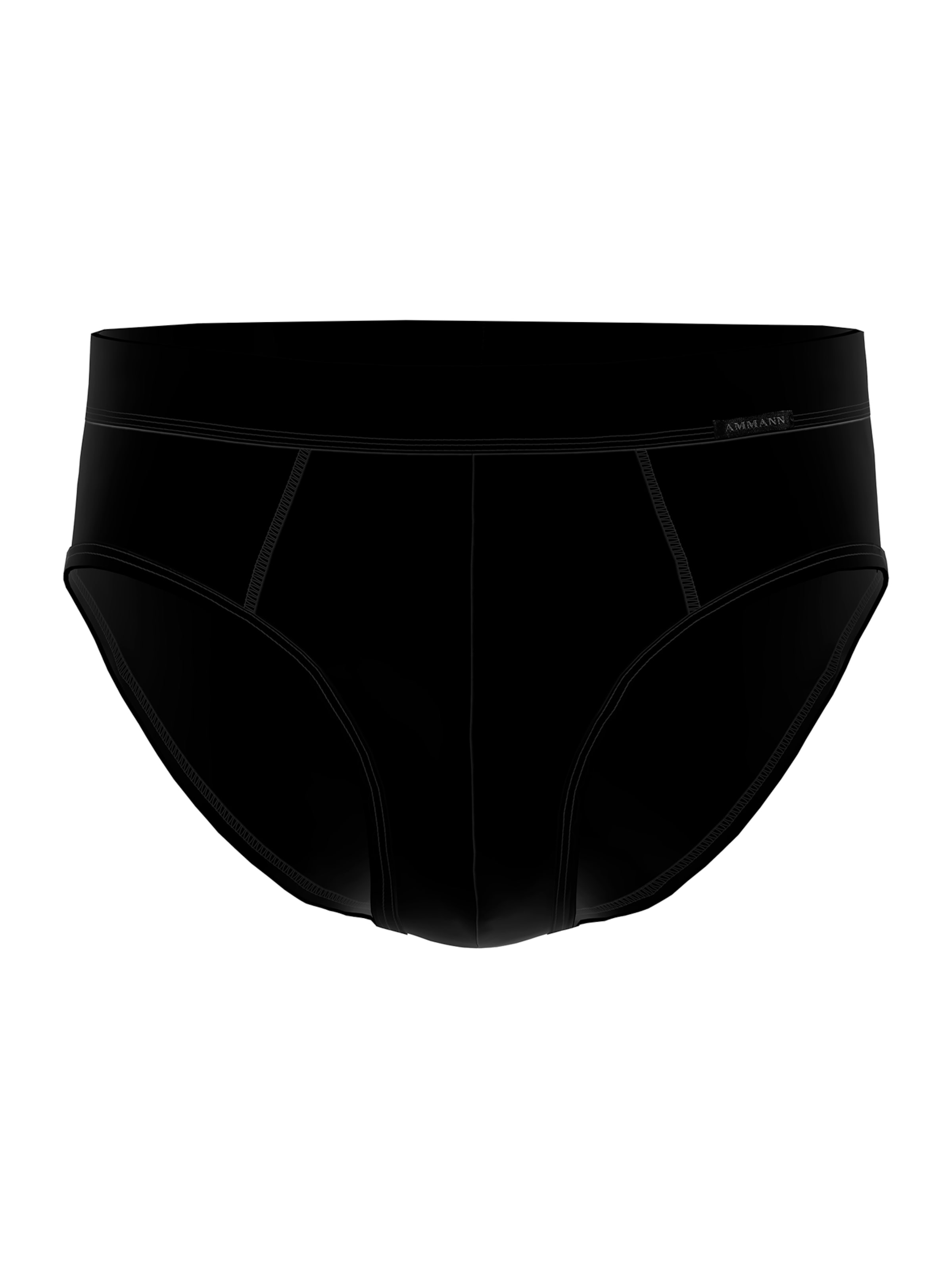 Ammann Slip ' 181 Feinripp ' in Black