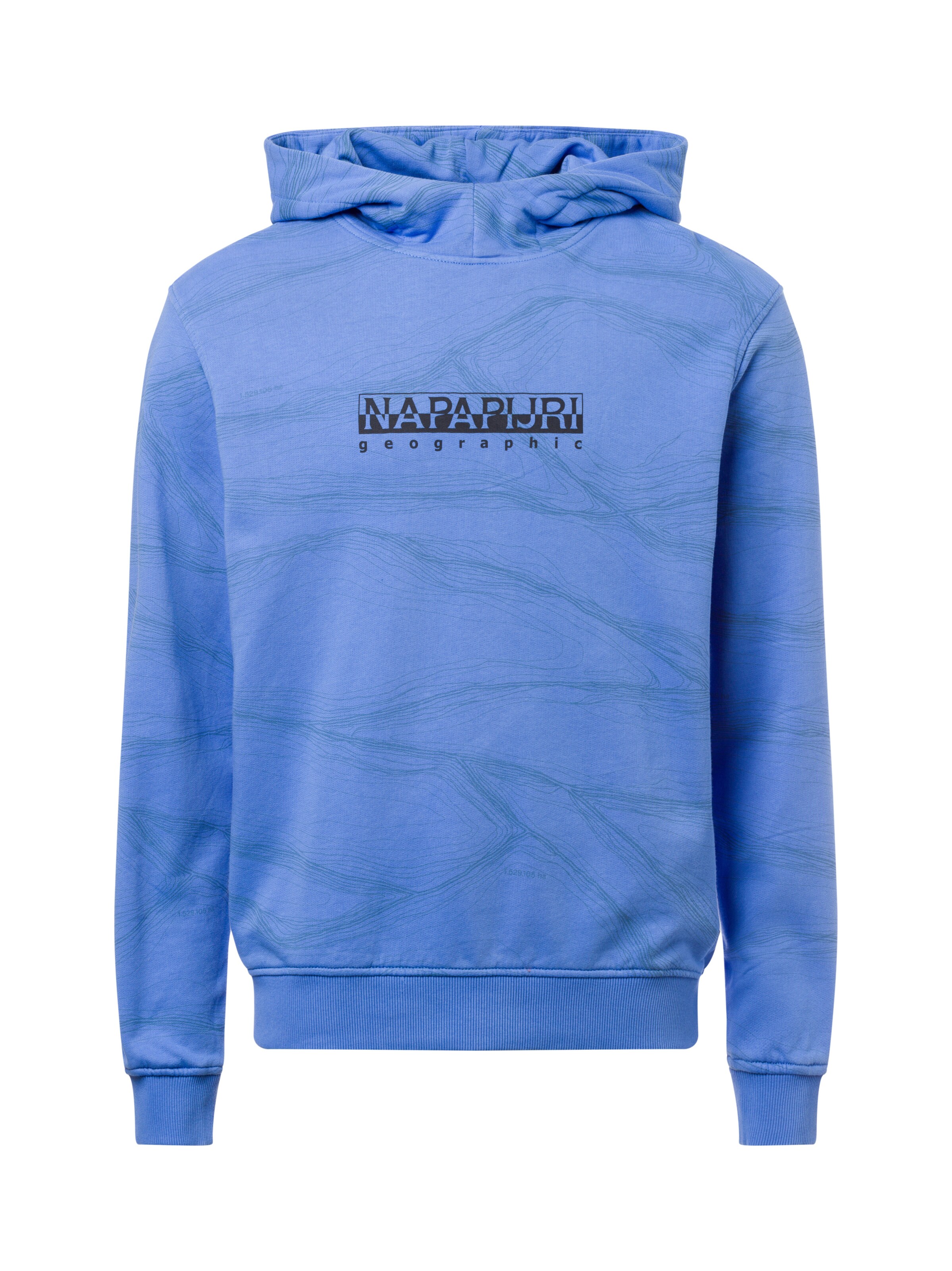 NAPAPIJRI Sweatshirt 'B-Cellini' in Blauw: voorkant
