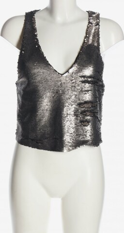 MANGO Top & Shirt in S in Silver: front