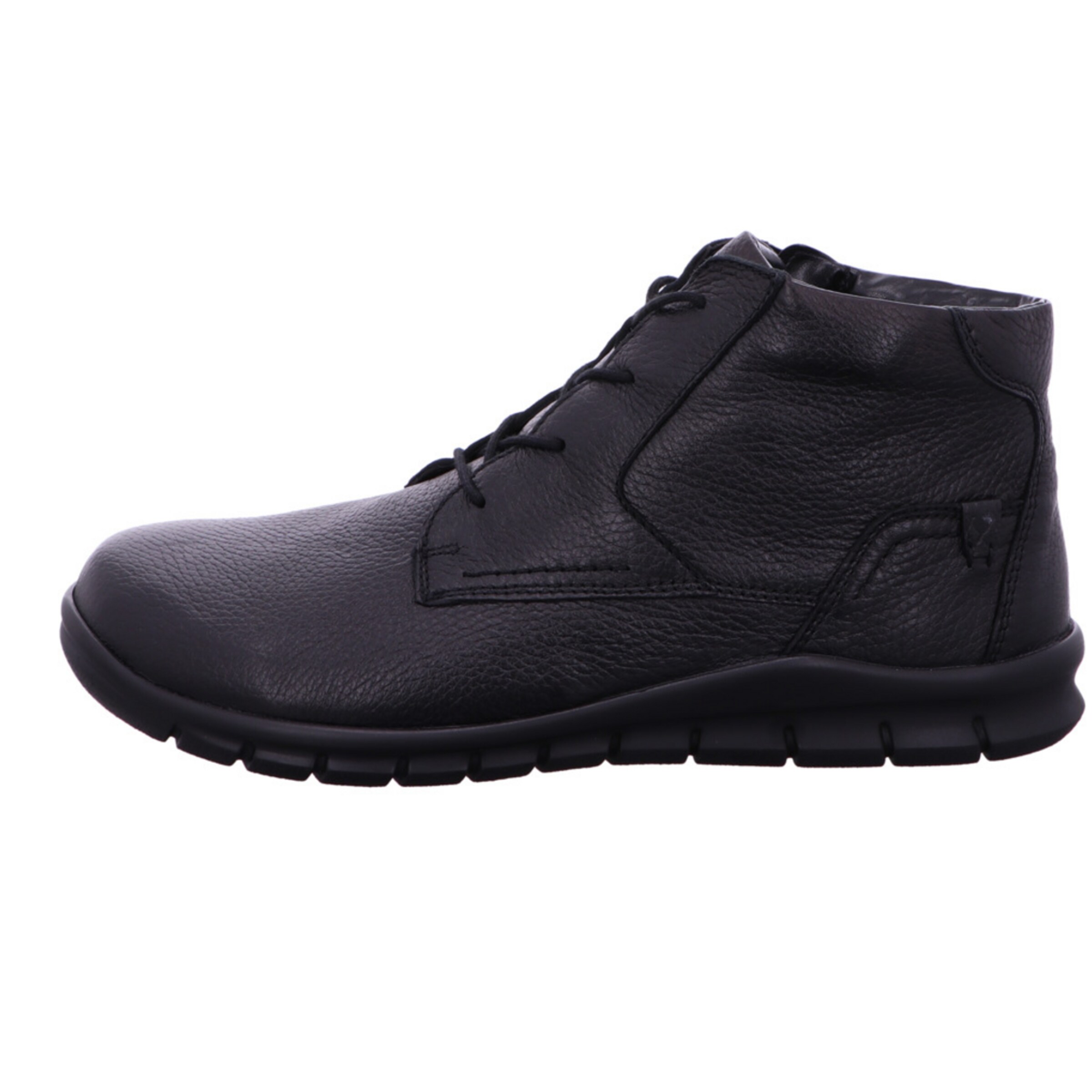 WALDLÄUFER Schnürboots in Schwarz