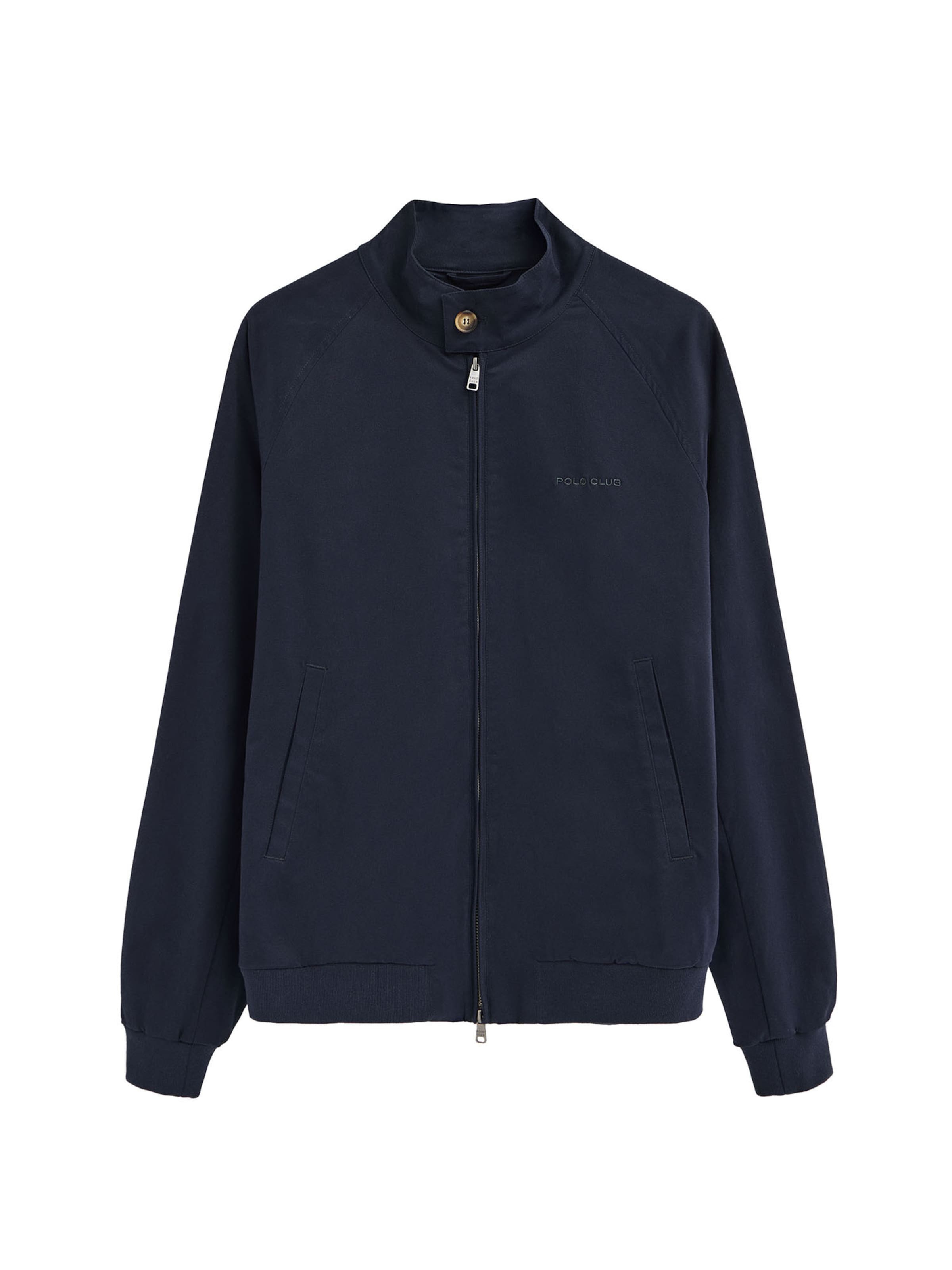 Polo Club Between-Season Jacket 'Harrington Bowery' in Blue: front