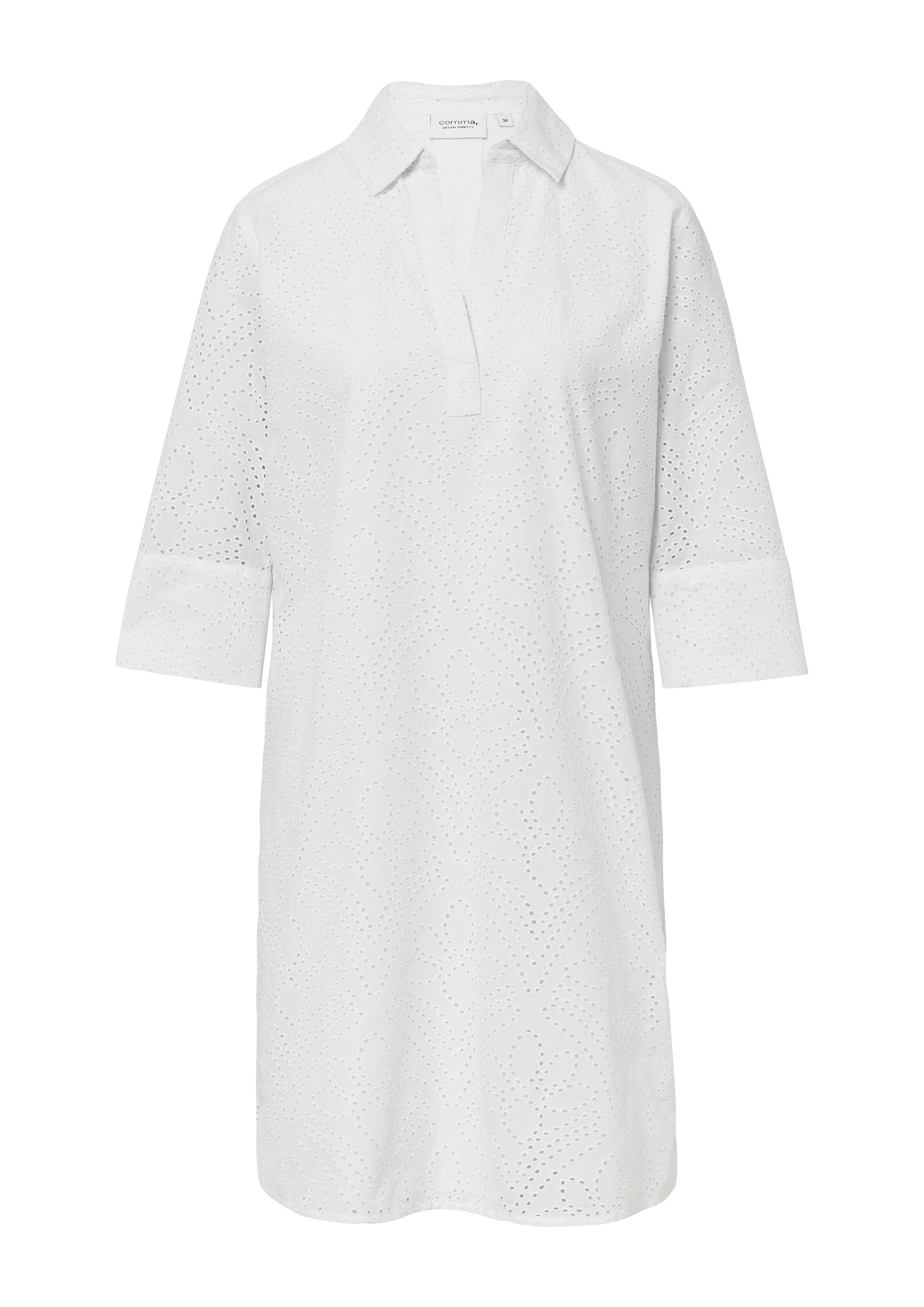 comma casual identity Kleid in Weiß: Vorderseite