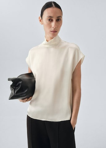 MANGO Bluse 'Lunas' in Beige: Vorderseite