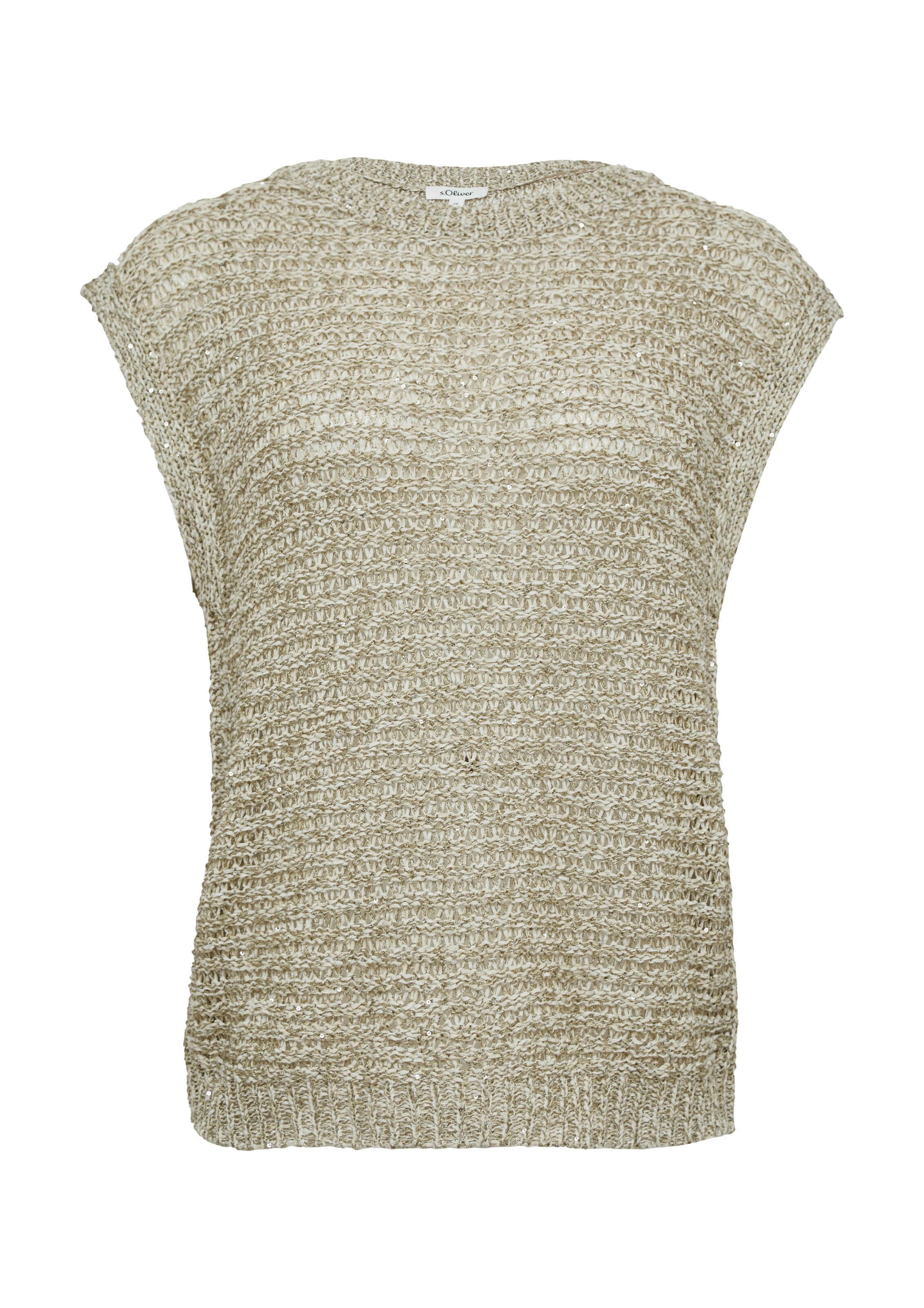 s.Oliver Pullover in Braun: Vorderseite